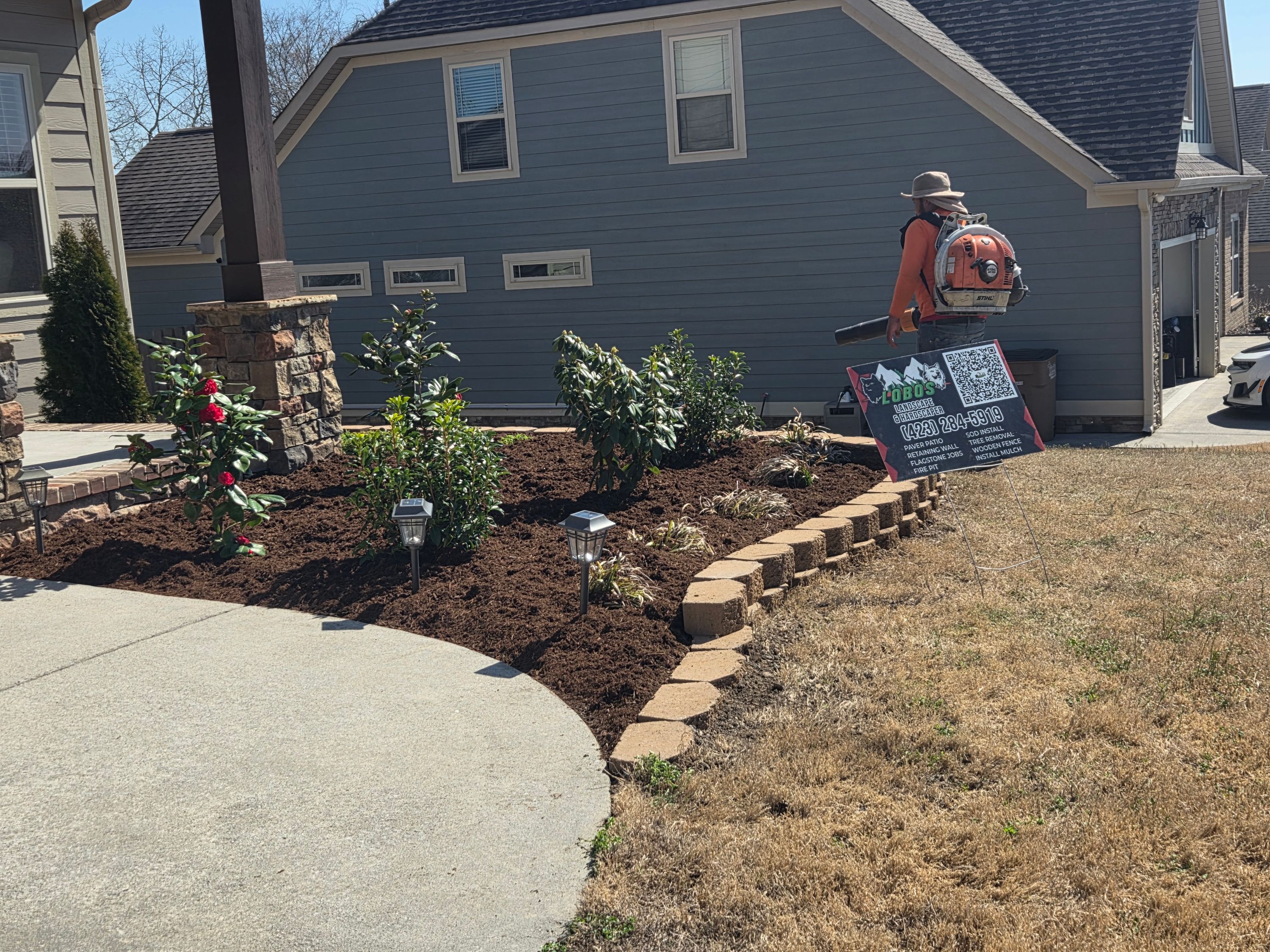 Lobos Landscape & Hardscaper project — Cleveland, TN (6/37)