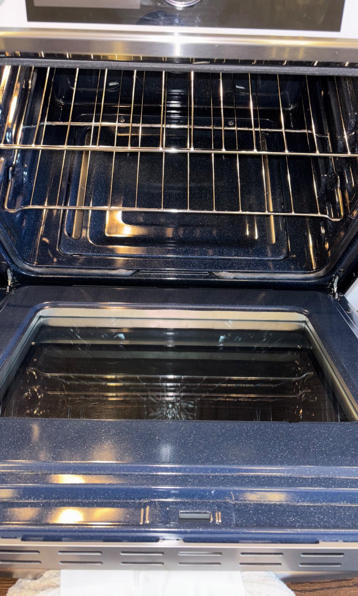 Oven deep clean — after