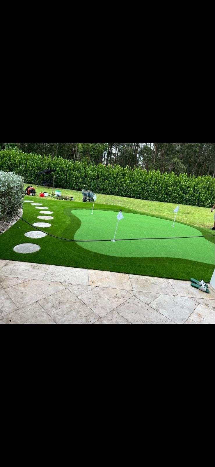 Synthetic turf and putting green installation by Never Ending Green, photo 6