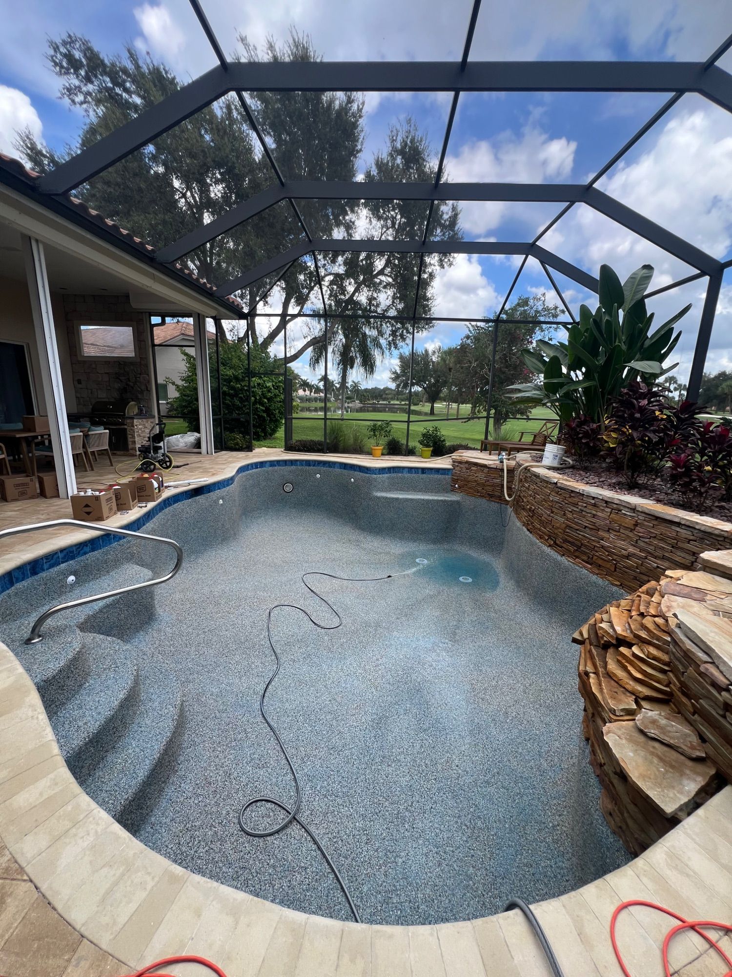 Oliver Finish Pool Renovation project photo 5