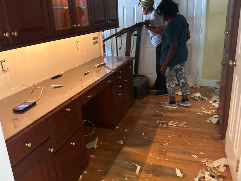 Wallpaper Removal project completed by Roypainting Service LLC