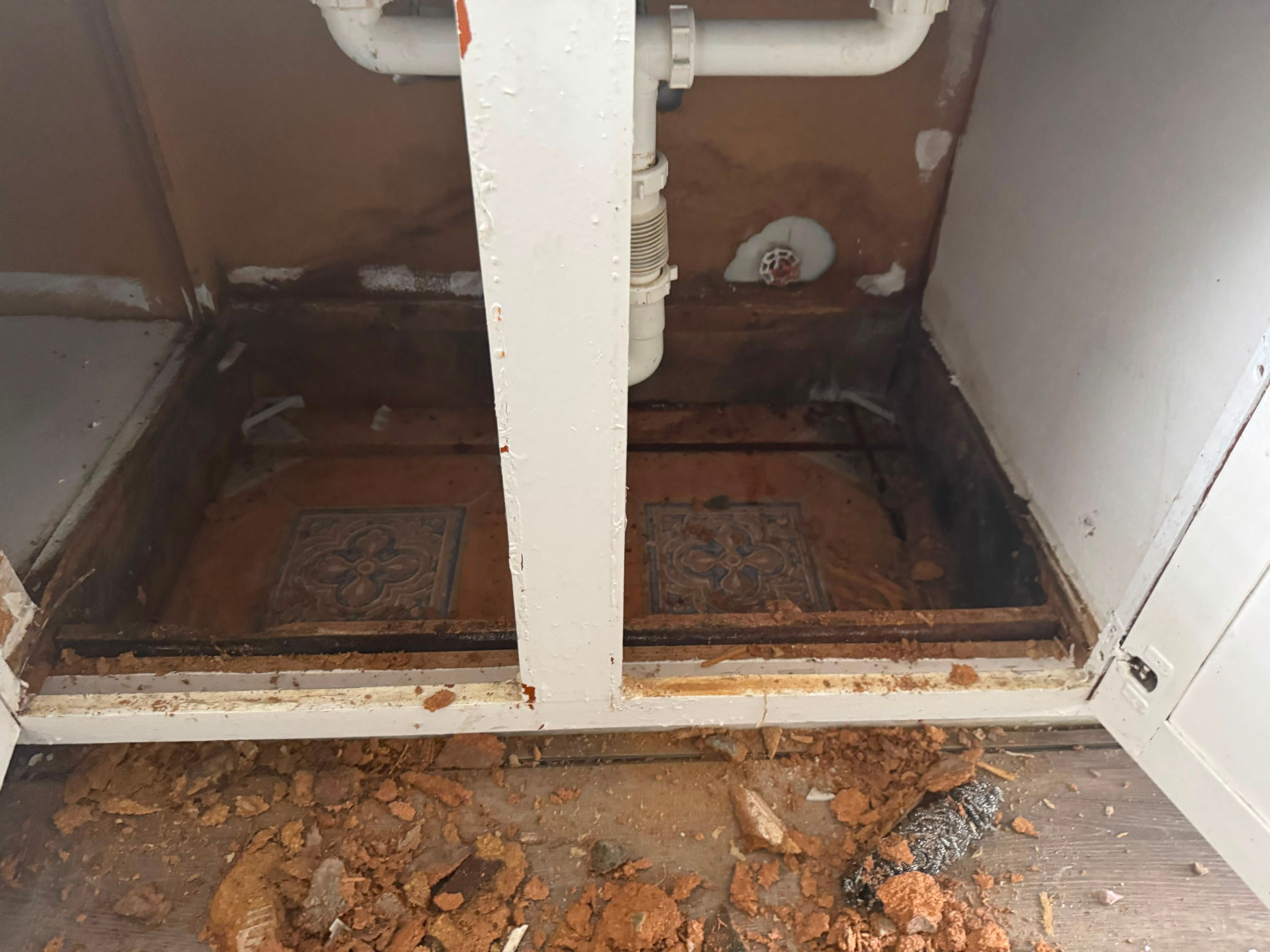 Extent of the original damage — Water Damage Repair project by SoHo Home Multiservices