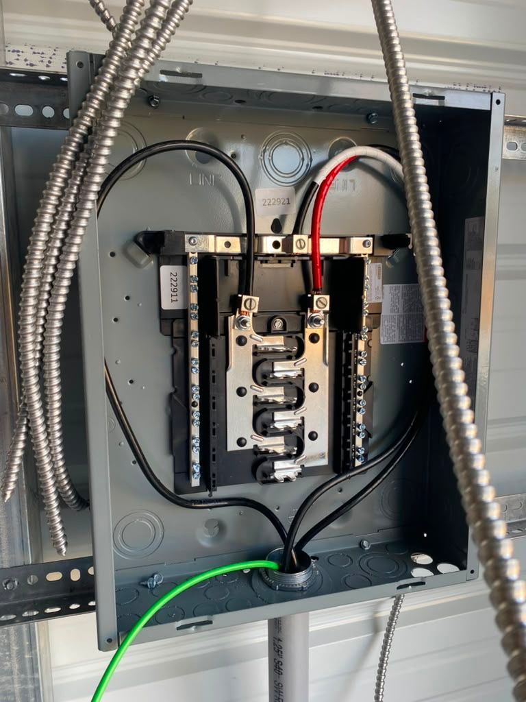 Panel terminations — Electrical project by SoHo Home Multiservices