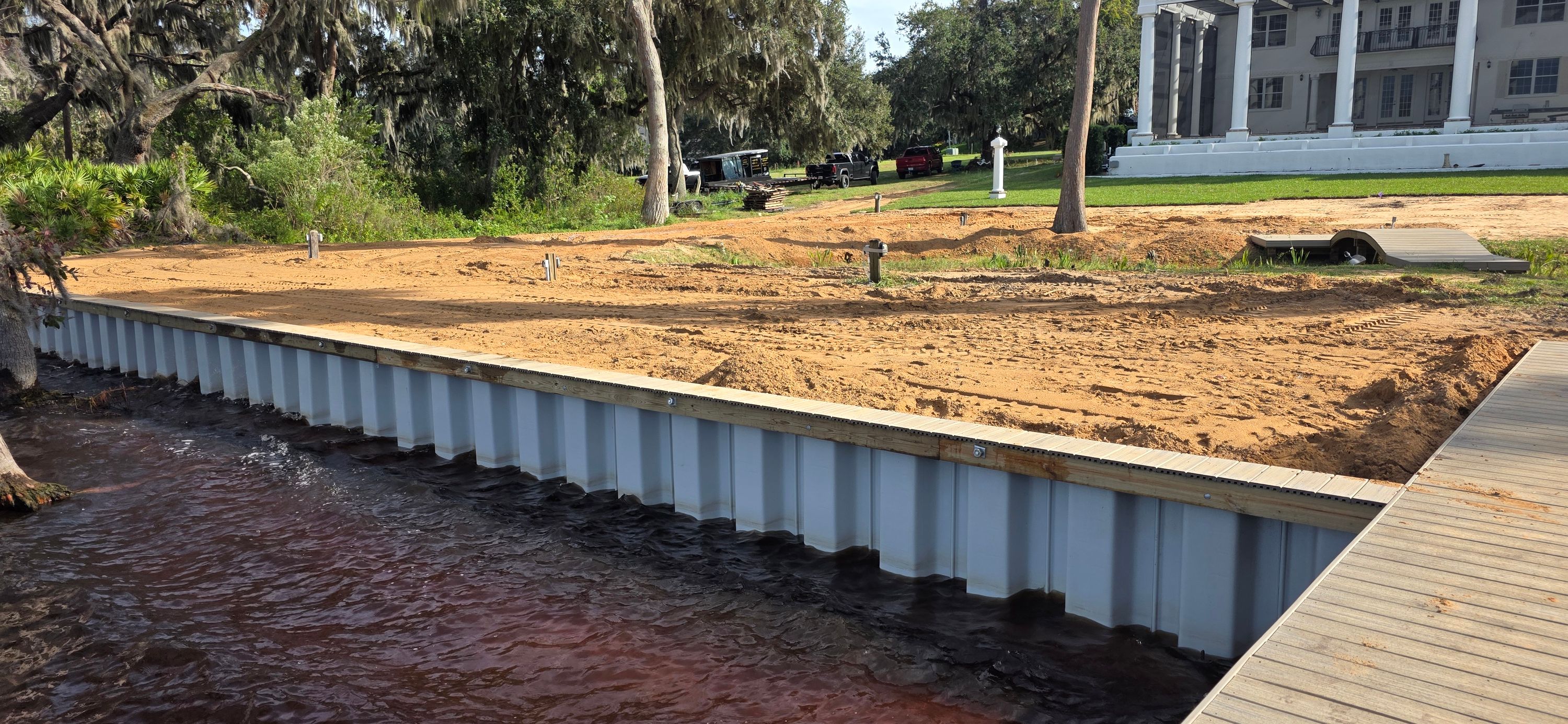 Shoreline Restoration — work by Sunrise Deck & Dock