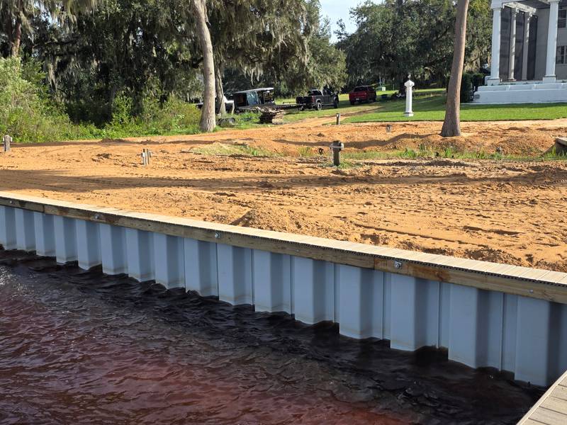 Shoreline Restoration — work by Sunrise Deck & Dock