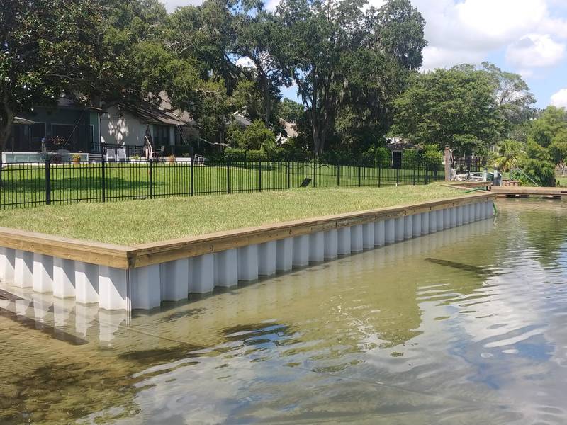 Seawalls — work by Sunrise Deck & Dock