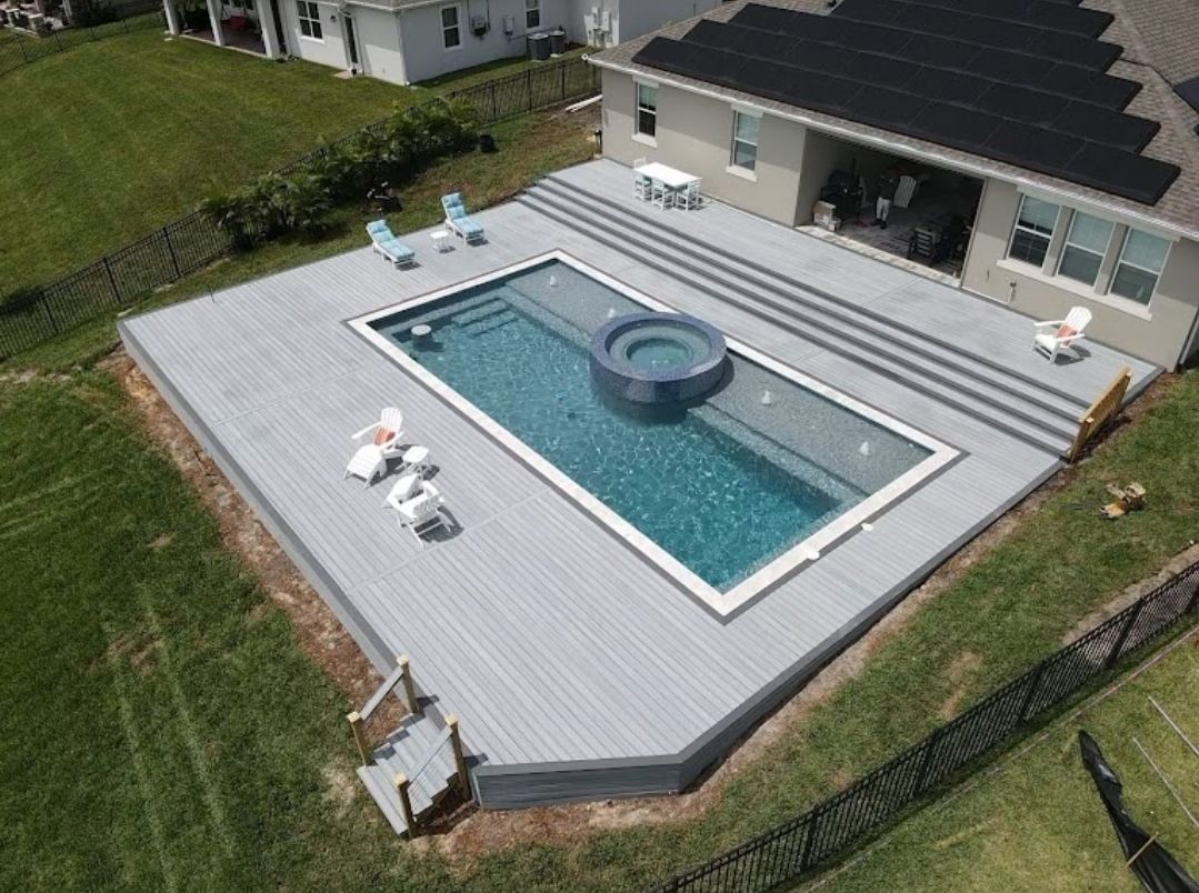 Pool Decks — work by Sunrise Deck & Dock
