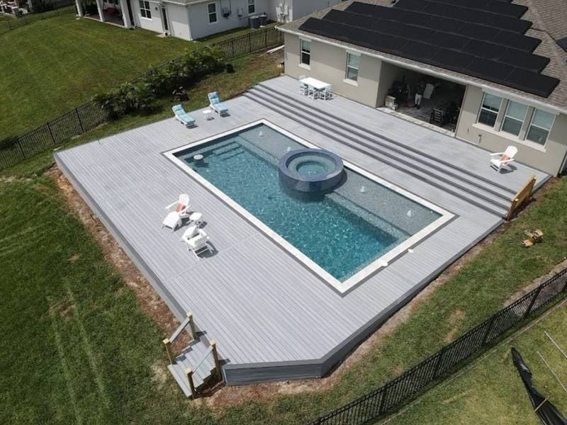 Pool Decks — work by Sunrise Deck & Dock