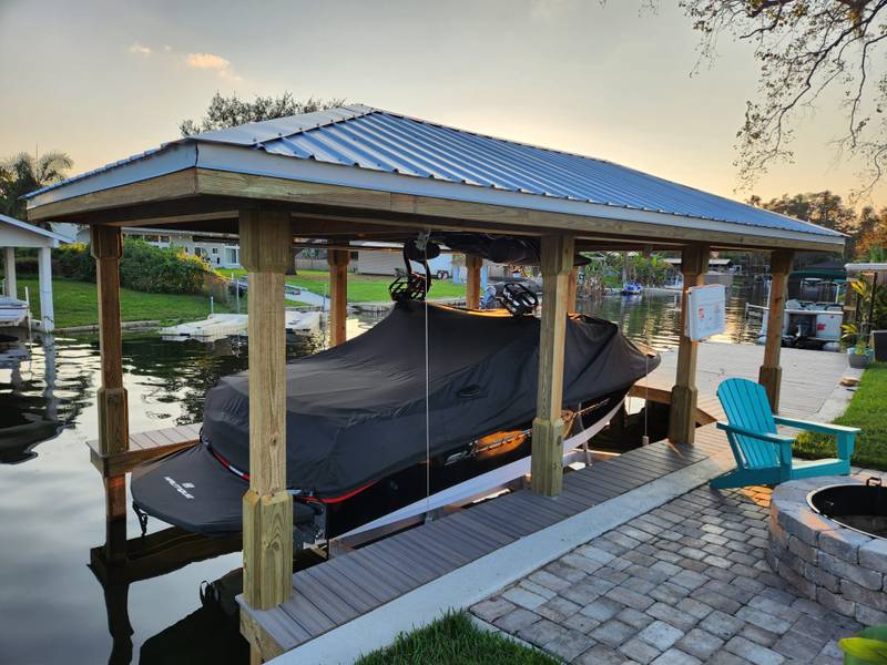 Boathouse — work by Sunrise Deck & Dock