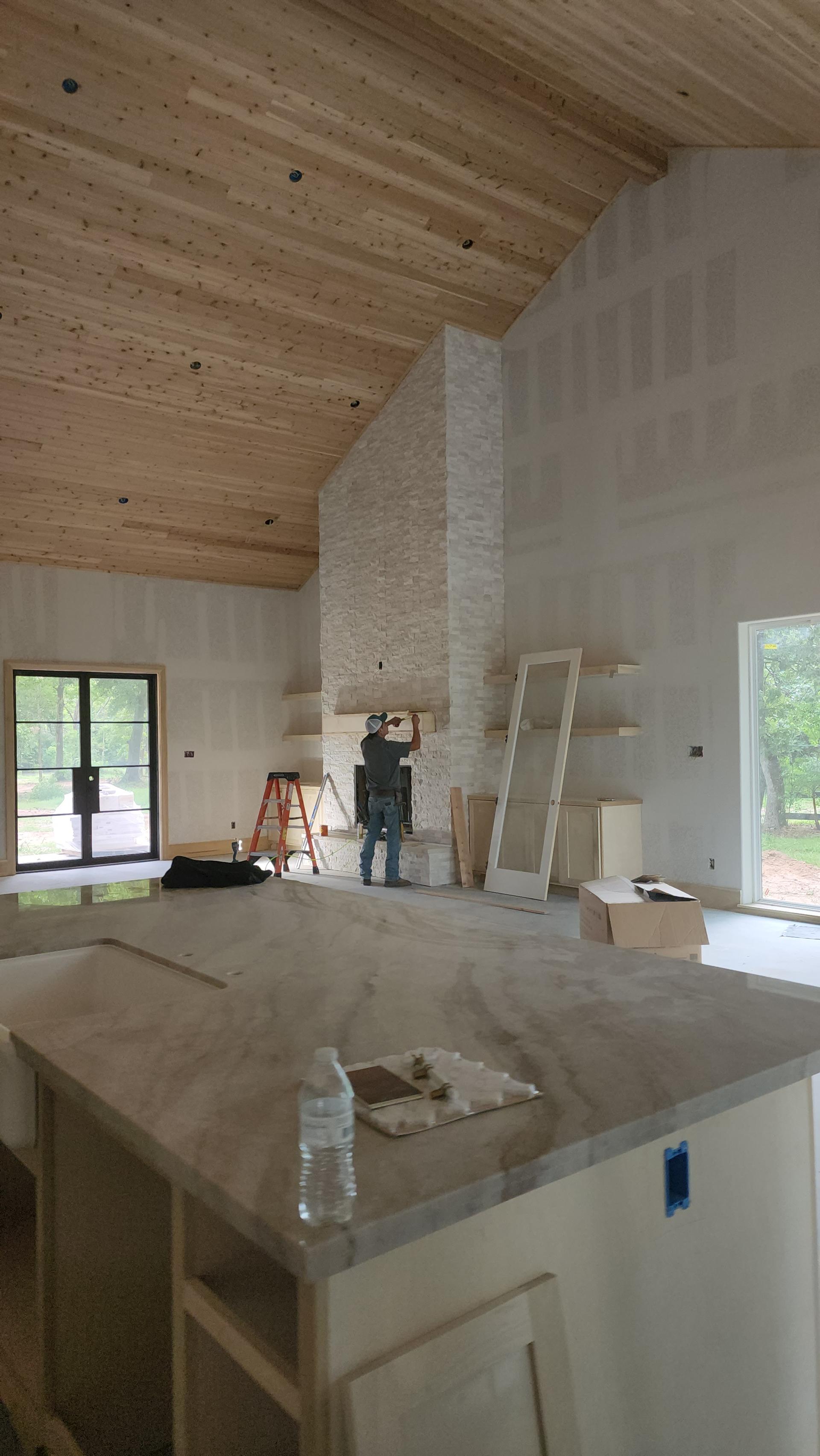 Tejas Renovations Custom Homes team at work