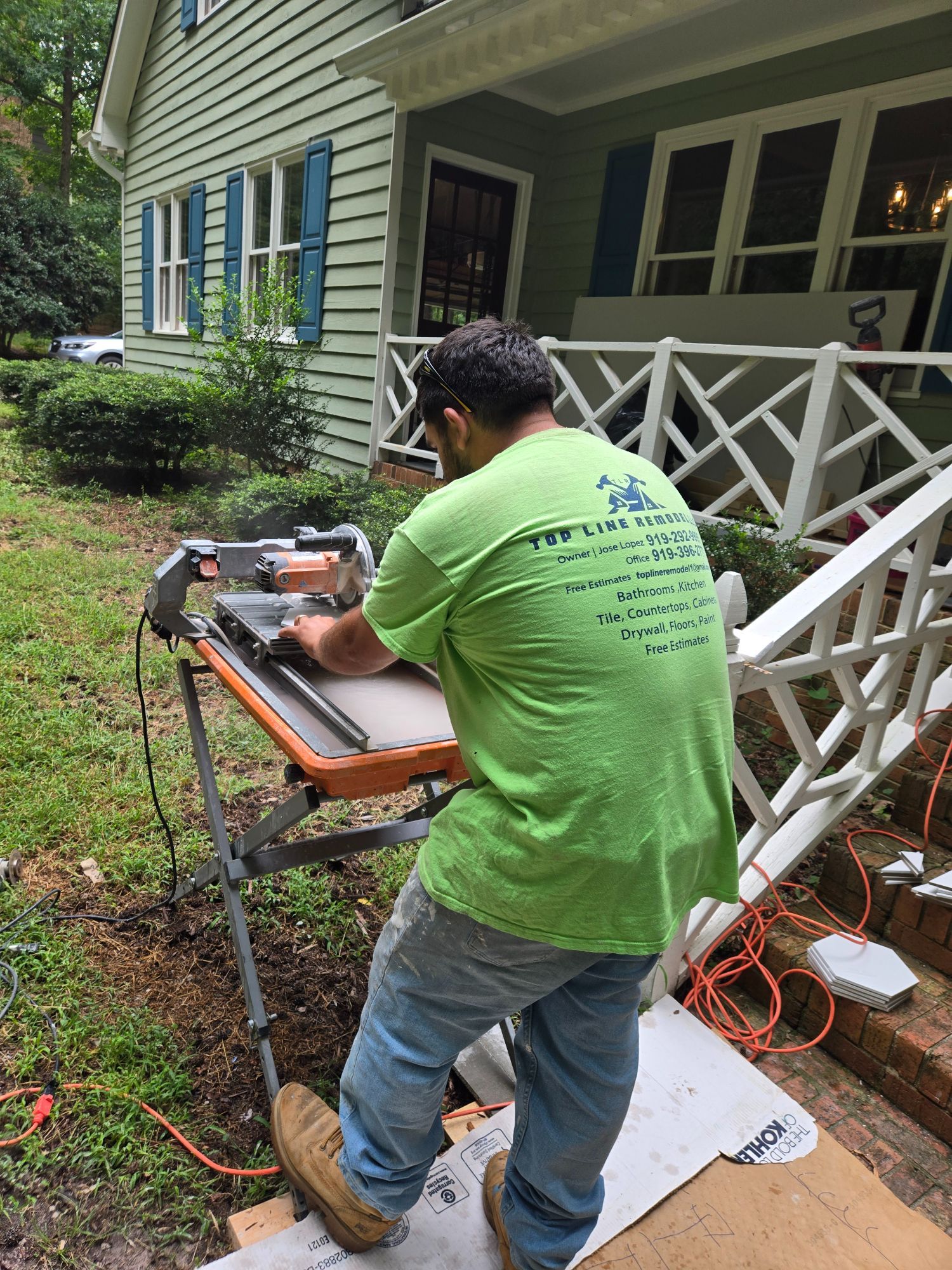Top Line Remodel job photo 7 — remodeling, tile, carpentry and renovation work across the Raleigh–Durham Triangle