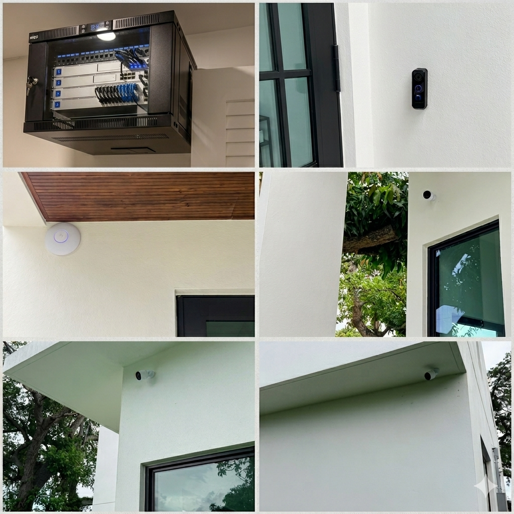Completed low voltage and security installation by 2TechNetwork in South Florida — photo 6 of 18